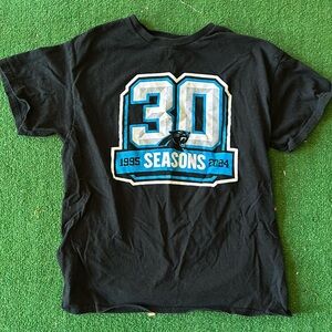 Men’s Carolina panthers size large 30th anniversary tshirt NFL!